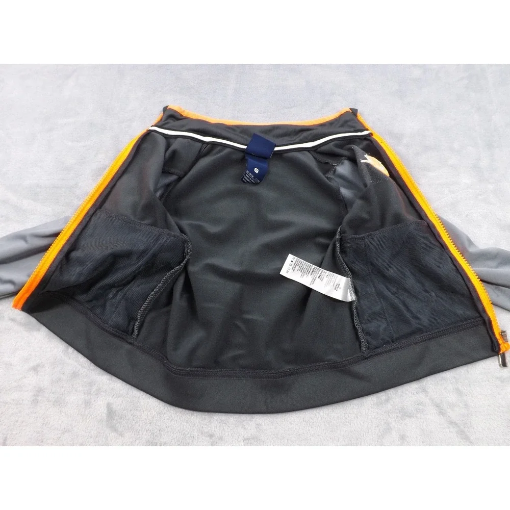 Nike Jacket Boy's Size 2T Toddler Gray/Orange‎ Zip Up Pockets Just Do It Graphic